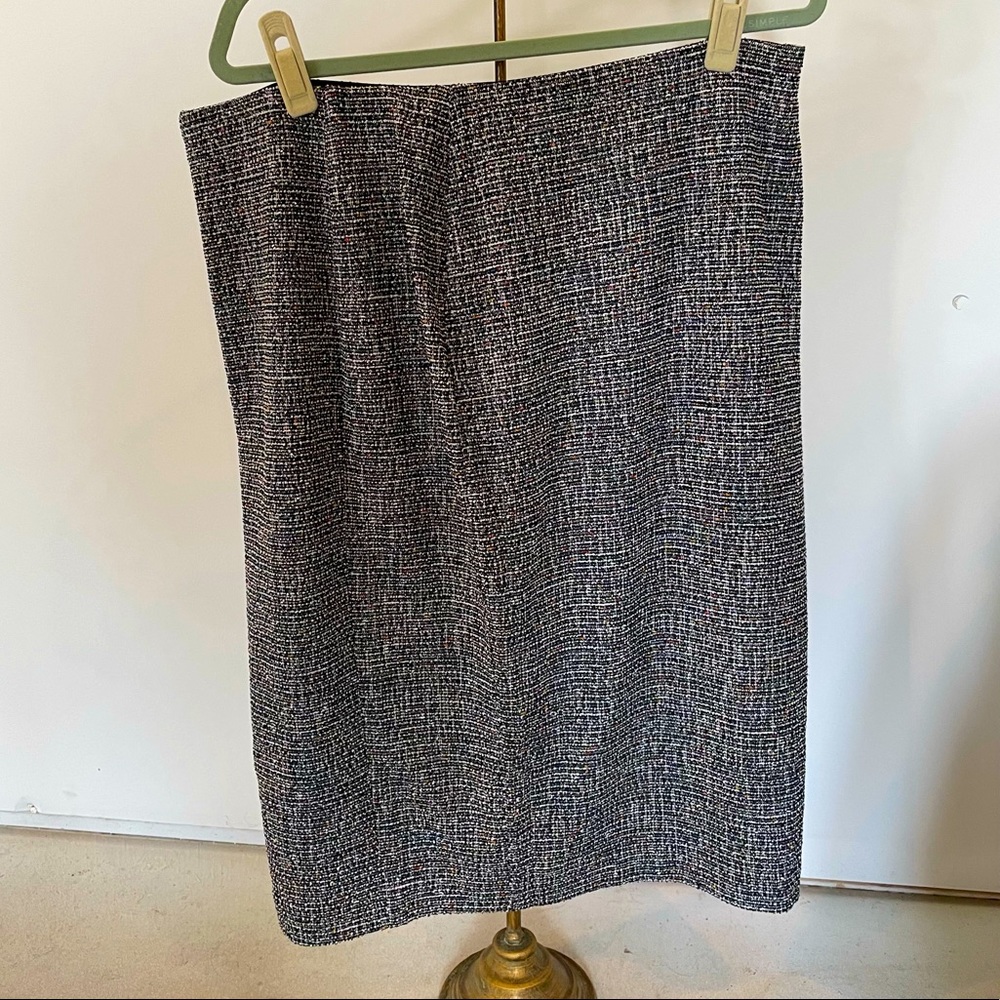 Lane Bryant Two-Way Zip Multi-Colored Fleck Pencil Skirt NWT